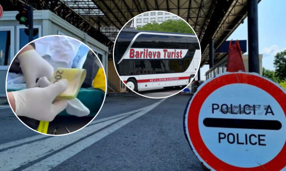 Raportohet se 63 mijë eurot e padeklaruara në Doganë po i transportonte Barileva Turist  u gjetën në bagazhin personal të shoferit