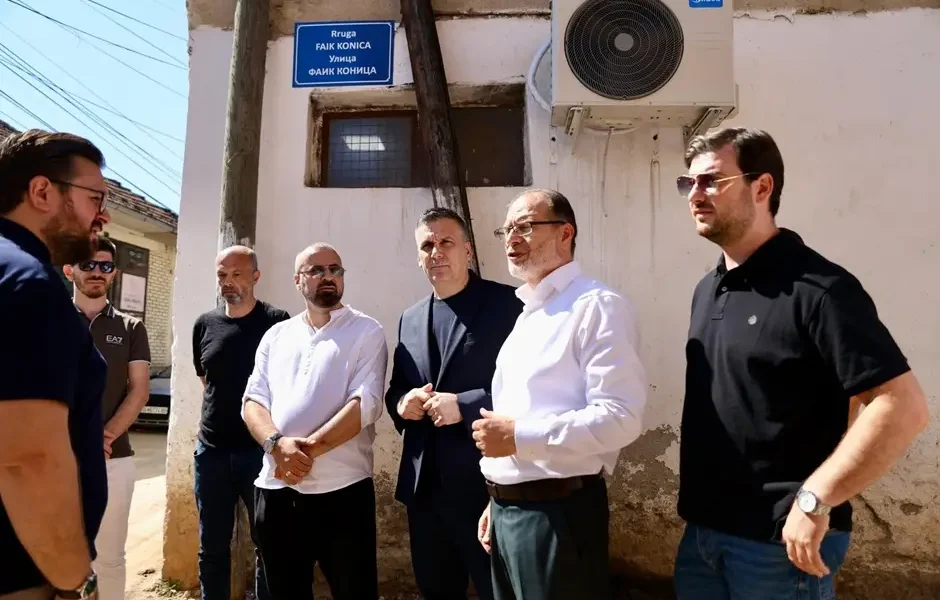 Mexhiti  Rruga  Faik Konica  në Dizhon po merr pamje të re  punimet drejt përfundimit