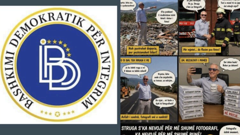BDI Strugë me akuza ndaj kryetarit Mendi Qyra   Shumë foto  pak punë 