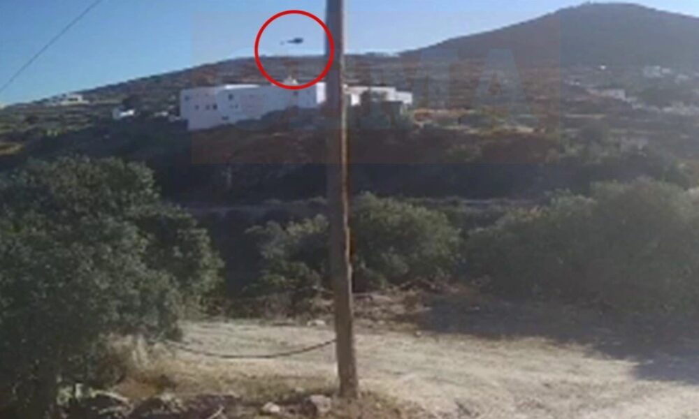 VIDEO  Bën disa rrotullime  përplaset dhe shpërthen në flakë  Momenti i rënies së helikopterit në Greqi  3 të vdekur