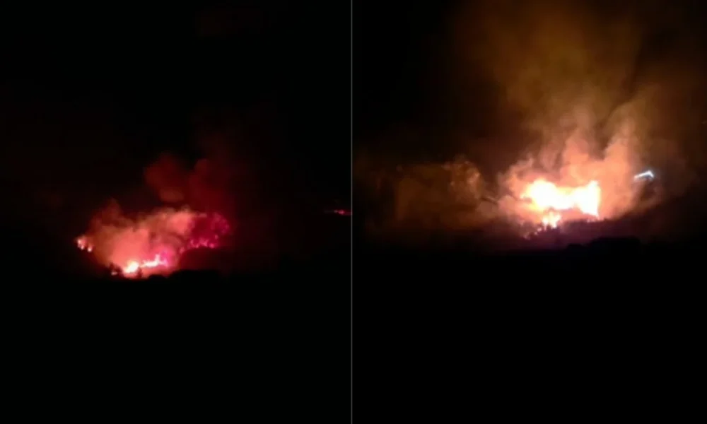 Flakët në Malin e Krujës dalin jashtë kontrollit  zjarri zbret drejt zonave të banuara