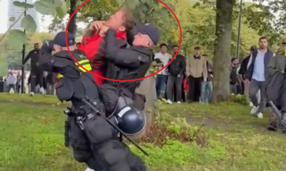 E rrëzojnë për tokë  policia holandeze arreston disa mbështetës të krerëve të UÇK së