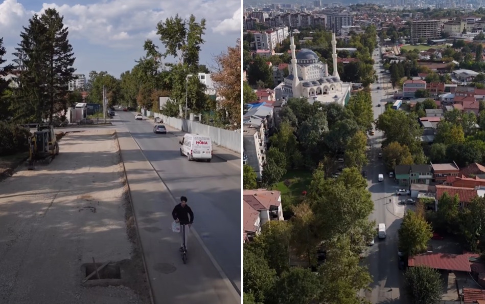 Mexhiti  Në Çair po ndërtohet bulevard   Mit hat Frashëri  zgjerohet në katër korsi