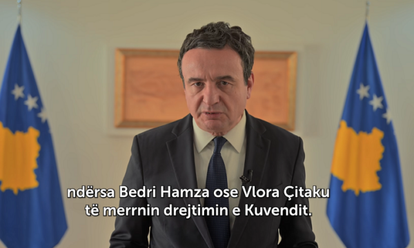 Në prill Kurti e donte Vlora Çitakun kryetare të Kuvendit  sot nuk ia dhanë votat për nënkryetare