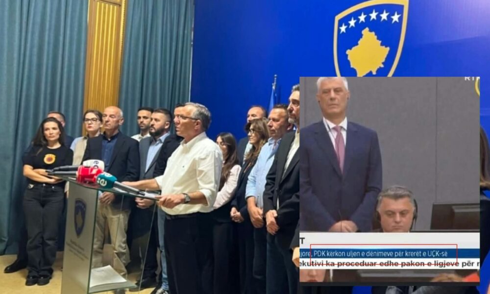 PDK e quan fyes dhe me prapavijë politike kronikën e RTK së  kërkon korrigjim