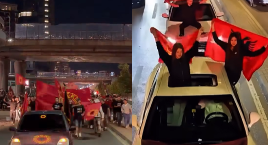 Policia  Protesta ishte e qetë  pjesëmarrësit kanë qëndruar rreth 30 minuta pranë objektit të EULEX it