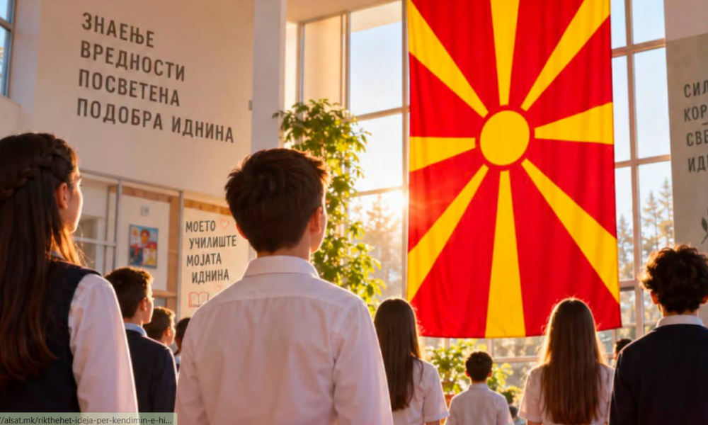 Rikthehet ideja për këndimin e himnit shtetëror në shkolla  VLEN ka premtuar barazi me himn shqiptar