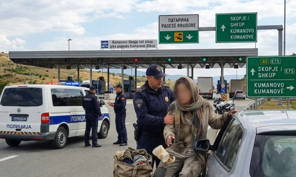Sukses i madh i policisë  Kur s i kap dot oligarkët e kriminelët  gjithmonë mbetet një lypëse me foshnjën për t u arrestuar 