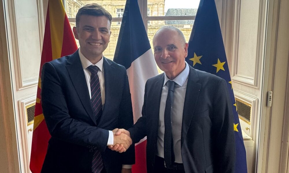 Osmani nga Parisi  Perspektiva evropiane e Maqedonisë së Veriut dhe Marrëveshja e Ohrit në fokus të takimeve në institucionet franceze