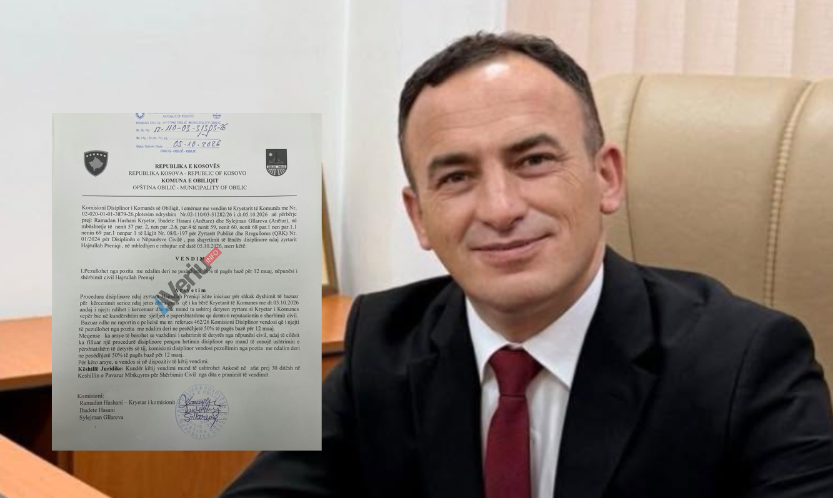 Pezullohet nga puna zyrtari komunal që dyshohet se kërcënoi kryetarin Thaçi  Dokument 