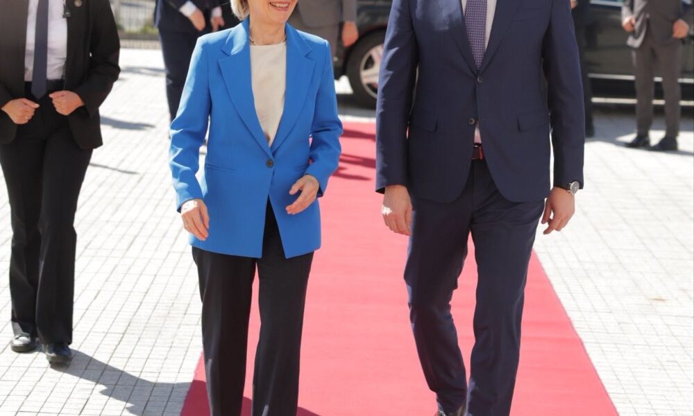 Von der Leyen  Përparim impresiv me reformat  po vijnë më shumë para për Maqedoninë e Veriut